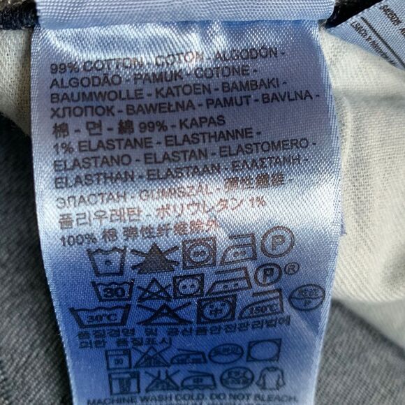 Levi’s Mid Rise Skinny straight leg dark wash jeans size 6 - Picture 11 of 11